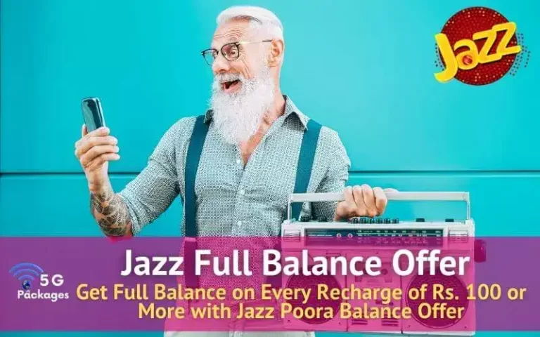 Jazz Full Balance / Poora Balance Offer 2023