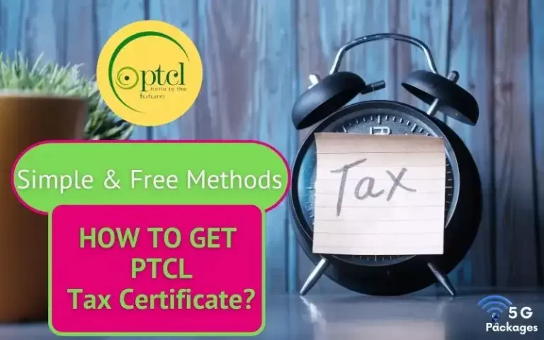 PTCL Tax Certificate 2024