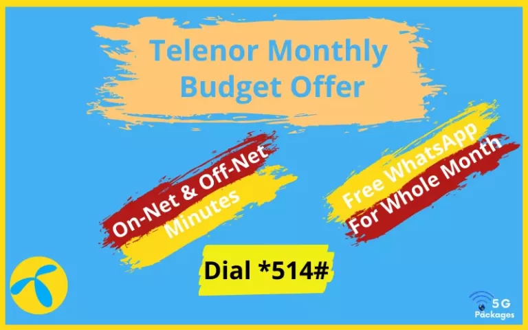 Telenor Monthly Budget Offer 2023