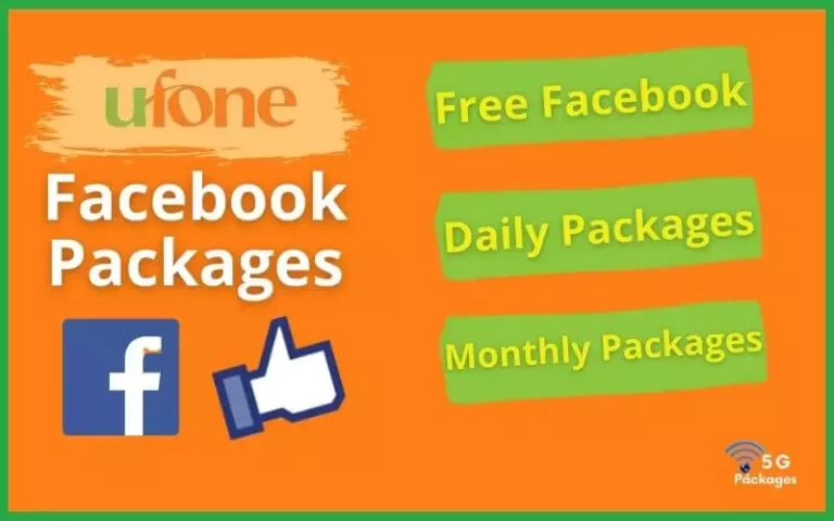 Ufone Facebook Packages February 2024