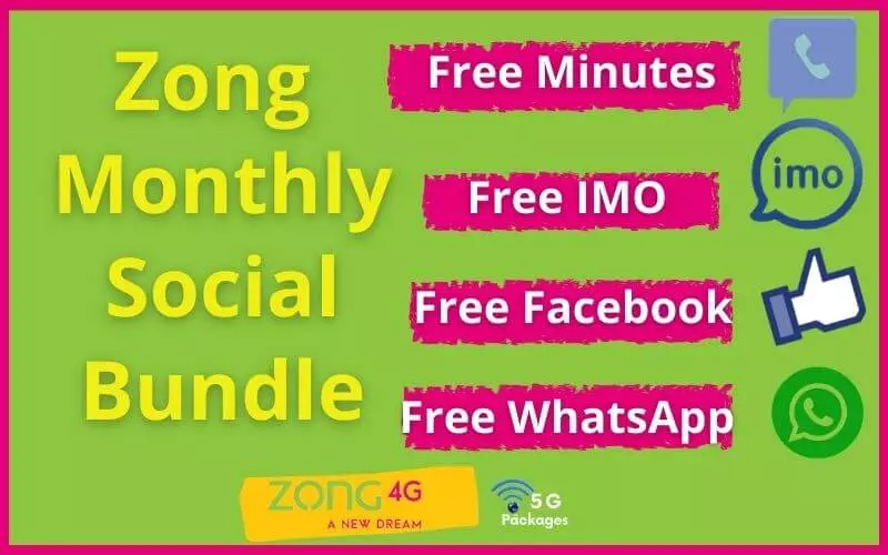 Zong monthly social bundle