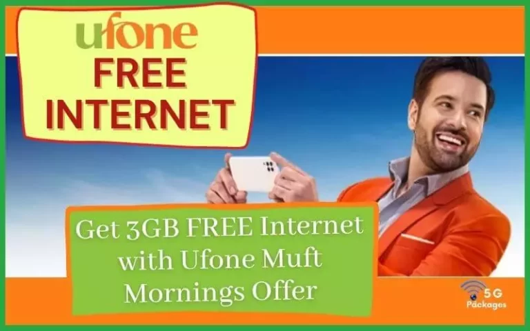 Ufone Muft Mornings Offer September 2023 | Get Ufone Free Internet with Muft Mornings Package